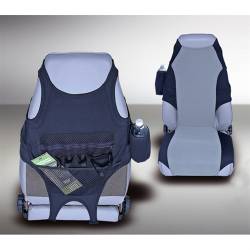 Seat Protector, Black/Gray Neoprene All Jeep 76-06 CJ YJ TJ LJ Wranglers   -13235.19