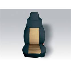 Seat Cover, Rugged Ridge, Fabric Fronts (Pair), Tan, 91-95 YJ Wrangler    -13241.04