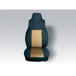 Seat Cover, Rugged Ridge, Fabric Fronts (Pair), Tan, 03-06 TJ Wrangler   -13243.04