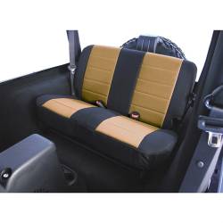 Seat Cover, Rugged Ridge, Fabric Rear, Tan, 80-95 CJ YJ Wrangler   -13280.04