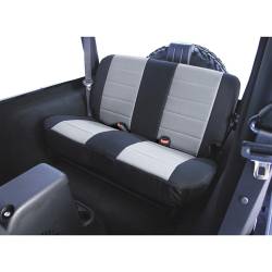 Seat Cover, Rugged Ridge, Fabric Rear, Gray, 80-95 CJ YJ Wrangler   -13280.09