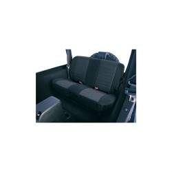 Seat Cover, Rugged Ridge, Fabric Rear, Black, 97-02 TJ Wrangler   -13281.01