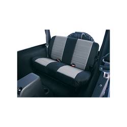Seat Cover, Rugged Ridge, Fabric Rear, Gray, 97-02 TJ Wrangler   -13281.09