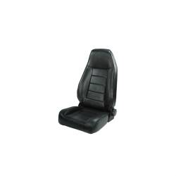Front Seat, Rugged Ridge, Factory Replacement With Recliner, Black, 76-02 Jeep CJ YJ TJ Wrangler   -13402.01