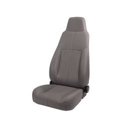 Front Seat, Rugged Ridge, Factory Replacement With Recliner, Late Model Head Rest, Gray, 76-02 CJ YJ TJ Wrangler   -3403.09