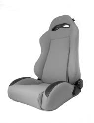 Front Seat, Xhd Sierra Seat With Recliner, Gray, Rugged Ridge, Jeep Cherokee (XJ) 84-01   -13447.09
