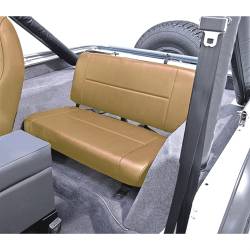 Standard Rear Seat, Tan, 55-95 Jeep CJ YJ Wrangler   -13461.04