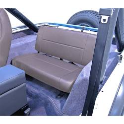 Standard Rear Seat, Gray, 55-95 Jeep CJ YJ Wrangler   -13461.09