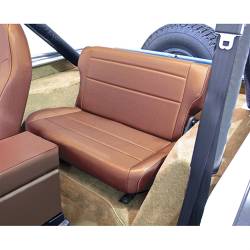 Fold & Tumble Rear Seat, Rugged Ridge, Tan, 76-95 Jeep CJ YJ Wrangler   -13462.04
