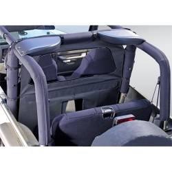 Roll Bar Curtain, Black Denim, 80-06 Jeep YJ / TJ Wrangler, LJ Unlimited & CJ   -13552.15