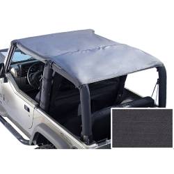 Header Roll Bar Top, Black Denim, 97-06 TJ Jeep Wrangler   -13581.15