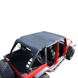 Island Topper Soft Top, Black Diamond, Rugged Ridge JK Wrangler 4-Door 07-09   -13589.35