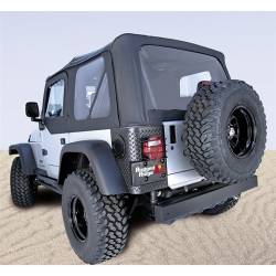 Soft Top, Rugged Ridge, Factory Replacement With Door Skins, 03-06 TJ Wrangler, Diamond Black   -13707.35