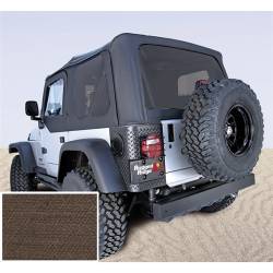 Soft Top, Rugged Ridge, Factory Replacement With Door Skins, Tinted Windows, 03-06 TJ Wrangler, Diamond Khaki    -13708.36