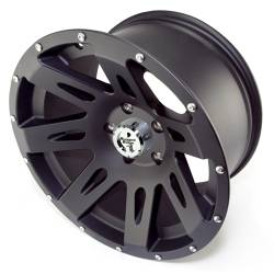 Aluminum Wheel 17X9 Jeep Wrangler JK 07-15, Black Satin, Rugged Ridge, 12Mm Offset, 5 On 5   -15301.01