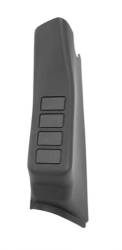 A Pillar Switch Pod, Black, Mounts Four Switches, Rugged Ridge, Jeep Wrangler JK 2007-2010 -17235.56