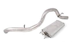 Muffler And Tailpipe, Jeep Wrangler TJ 2000-20006 After 1-24-00, Except Unlimited LJ 2004-2006   -17611.09