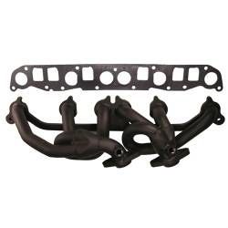 Header Assembly, 2000-2006 4.0L TJ Wrangler, Includes Manifold Gaskets, Black   -17660.02