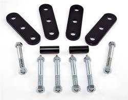 1" Lift Heavy Duty Shackle Pair, 55-75 CJ Front/Rear, Greasable Without Bushings 18265.02