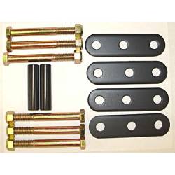 1" Lift Heavy Duty Shackle Pair, 76-86 CJ Rear, Non-Greasable Without Bushings 18265.09