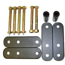 1" Lift Heavy Duty Shackle Pair, 87-95 Jeep Wrangler YJ Front, Greasable Without Bushings 18265.14