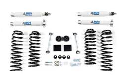 BDS Suspension 2" Spring Lift Kit for 2007 - 2011 Jeep Wrangler JK 4 door 4WD - Standard Jeep or Rubicon - 1402H