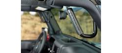 GraBars - Front GraBars For 07-18 Jeep Wrangler JK's (ALL MODELS) - (HARD MOUNT SOLID GRAB HANDLES) - 1001 - Image 2