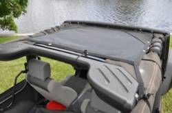 GEARSHADE - HalfShade Jeep Wrangler JK 2 Door 07-15 GearShade Pocket Top  -HSJK - Image 1