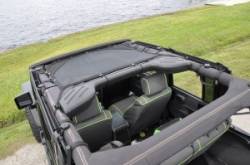 GEARSHADE - HalfShade Jeep Wrangler JKU 4 Door 07-15 GearShade Pocket Top   -HSJKU - Image 2