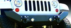 JEEP - FRONT - IRON CROSS - IRON CROSS Front Full Width Bumper for Jeep Wrangler JK JKU 07-18 - NO BAR - GP-1100