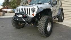 IRON CROSS - IRON CROSS Front Stubby Bumper for Jeep Wrangler JK 07-18 - WITH BAR - GP-1200 - Image 4