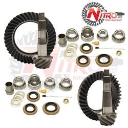 GEAR PACKAGES BY VEHICLE - Jeep Comanche MJ 1986-92 - Nitro Gear & Axle - NITRO GEAR PACKAGE FOR 1990-1999 Jeep Cherokee XJ with Dana 30 Reverse & Chrysler 8.25" Rear 4.11, 4.56 OR 4.88 RATIOS AVAILABLE  -GPXJ825