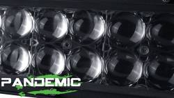 Pandemic - 50" PANDEMIC CURVED LED Light Bar - Double Row - Combo Beam - 5W Osram LED W/ 4D PMMA Optics  -PAN-LED-R2-50-CURVED - Image 5