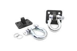 Bumpers & Tire Carriers - Universal Bumper Build Components - Rough Country - Rough Country Jeep JK 07-18 D-Ring Kit