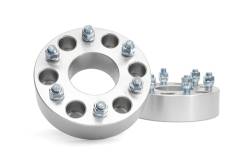 CHEVY / GMC - 2007-17 Chevy / GMC 1/2 Ton Pickup & SUV - Rough Country - Rough Country Wheel Spacers 2" [6 x 5.5" Bolt Pattern] - 1101
