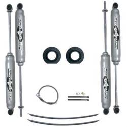 Rubicon Express BUDGET KIT W/ADD-A-LEAF 84-01 Jeep Cherokee XJ 2" (INCLUDES SHOCKS) 