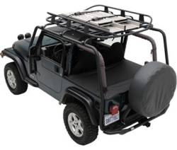 Smittybilt - SRC Roof Rack By Smittybilt - Fits 2007 to 2016 Jeep JK Wrangler and Rubicon - 4 Door   -76717 - Image 1