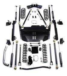 TeraFlex TJ 5” Pro LCG Long Flexarm Suspension System w/ High Steer & 9550 Shocks