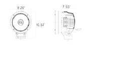 VISION X Lighting - Vision X 8.7" CANNON BLACK LIGHT *Choose Single Light or Two Light Kit* - CTL-CPZ810 - Image 3