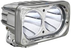 VISION X Lighting - Vision X OPTIMUS SQUARE CHROME 2 10W LEDS 10, 20 or 60 DEGREE SINGLE     -XIL-OP2C - Image 1