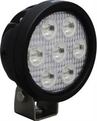 Vision X 4" ROUND UTILITY MARKET BLACK 7 3W LED'S 10, 40 OR 60 DEGREE AND AVAILABLE IN AMBER, RED OR BLUE LEDs      -XIL-UM40