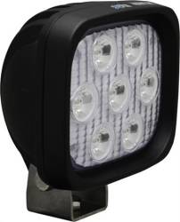 Vision X 4" SQUARE UTILITY MARKET BLACK 7 3W LED'S 10, 40 OR 60 DEGREE ALSO AVAILABLE IN AMBER, RED OR BLUE LEDs       -XIL-UM44