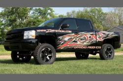 Zone Offroad - Zone Offroad 4.5" IFS Suspension Lift Kit System for 07-13 Chevy / GMC 1/2 Ton Pickup Silverado / Sierra 4WD - C8 - Image 2