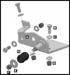 JKS Manufacturing - JKS Hi-Mount Steering Stabilizer Relocation Bracket | 2007-2018 Jeep Wrangler JK - Image 4