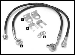 JKS Manufacturing - JKS HD Extended Brake Line for Jeep Wrangler tj & Grand Cherokee ZJ - Image 1