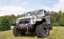 Rugged Ridge - 2007-18 JK Wrangler, Rubicon and Unlimited Short Base Winch Mount Bumper Center Section by Rugged Ridge™  -11540.10 - Image 2
