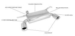 Rugged Ridge - Cat Back Exhaust Kit, Stainless Steel W/ Dual Outlet, Rugged Ridge, Jeep Wrangler JK 3.8L 07-15 2-Door Or 4 Door   -17606.75 - Image 4
