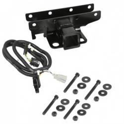 Jeep Wrangler JK 07-18 - Rear Bumpers & Tire Carriers - Rugged Ridge - Hitch Kit, Jeep Wrangler (Jk) 07-15, Includes Hitch And Wiring Harness. Hitch Rated At 3500Lbs For 4 Door And 2000Lbs For 2 Door Black   -11580.51