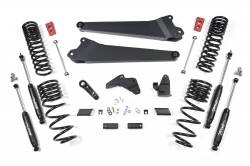 2013-18 DODGE 3/4 TON - ZONE OFFROAD PRODUCTS - Zone Offroad - Zone Offroad 5.5" Radius Arm Suspension System for 2014-18 Ram 2500 (GAS) - D69N