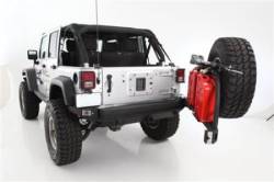 Smittybilt - Smittybilt XRC Atlas Rear Bumper with Tire Carrier 07-18 Wrangler JK - S/B76896 - Image 6